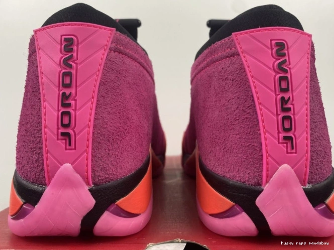 Cheap Husky Jordan Low Pink Shocking 14 (W) DH4121-600 Retro 0704
